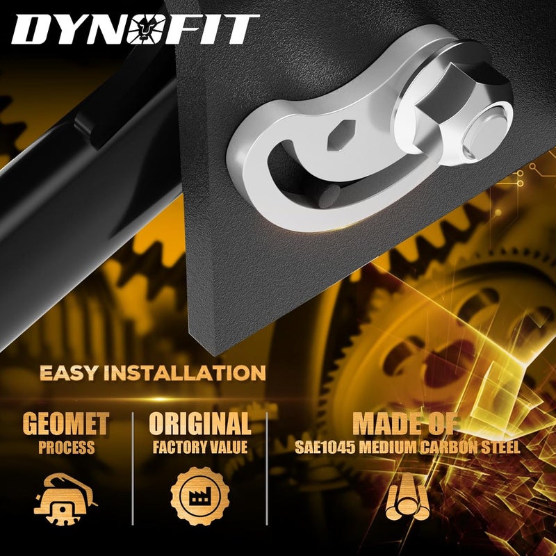 dynofit Store Camber Bolts Kit for Chevy Silverado GMC Sierra 1500 2500, Upper Control Arm Cam Bolts for Yukon Express 1500 2500 Hummer H2 H3, Alignment Camber Caster Adjusting Bolt ±1.5 Degree, 2PCS - Image 3